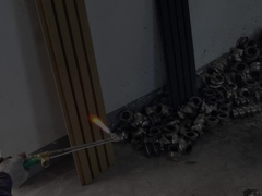 Wodoodporny, ognioodporny panel ścienny Wpc B1 z kompozytu drewna karbowanego na zewnątrz