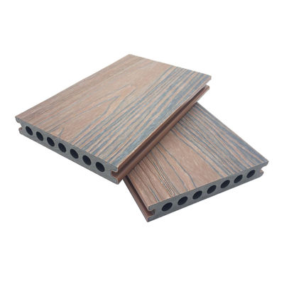 Podłoga kompozytowa z potrójnego wytłaczania WPC o wymiarach 21x145 mm