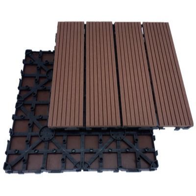 Deska tarasowa z drewna kompozytowego z tworzywa sztucznego Wpc o wymiarach 500 x 500 mm