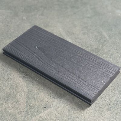 ARCHITEKTONICZNE WPC W WYKOŃCZENIU PŁYNNYM METALEM GRAFITOWE SREBRNE TARASY WPC