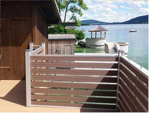 Ukryty panel ogrodzeniowy WPC do nowoczesnej granicy domu