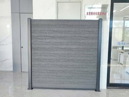 Aluminiowa rama WPC Listwa ogrodzeniowa w stylu Zewnętrznego bezpieczeństwa w domu