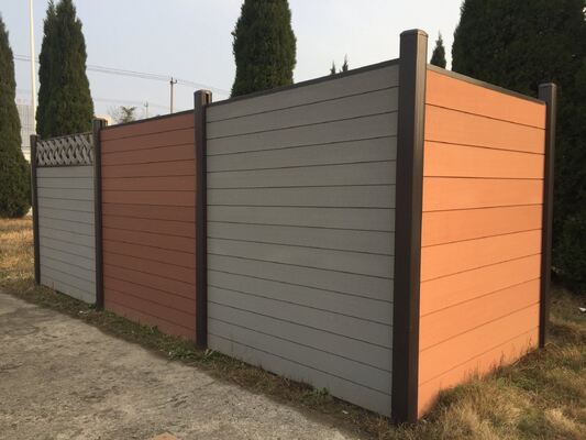 Aluminiowa rama WPC Listwa ogrodzeniowa w stylu Zewnętrznego bezpieczeństwa w domu