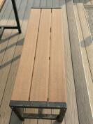 Popularne meble ogrodowe WPC - komercyjny stół zewnętrzny z pasującą ławką