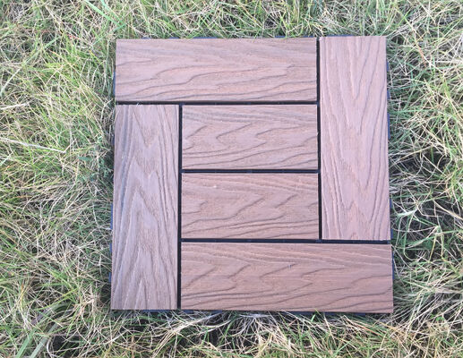 Hurtownia płytek tarasowych WPC DIY 30*30CM Trwałe podłogi zewnętrzne do użytku mieszkalnego