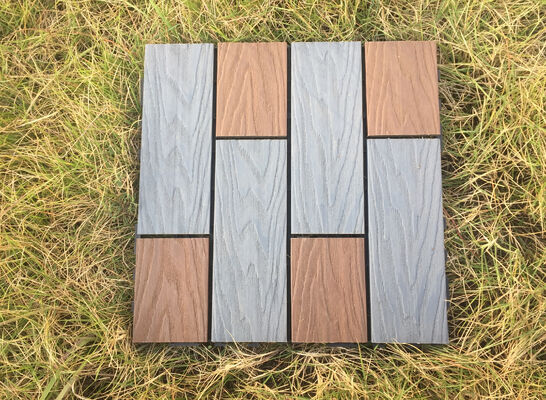 Hurtownia płytek tarasowych WPC DIY 30*30CM Trwałe podłogi zewnętrzne do użytku mieszkalnego