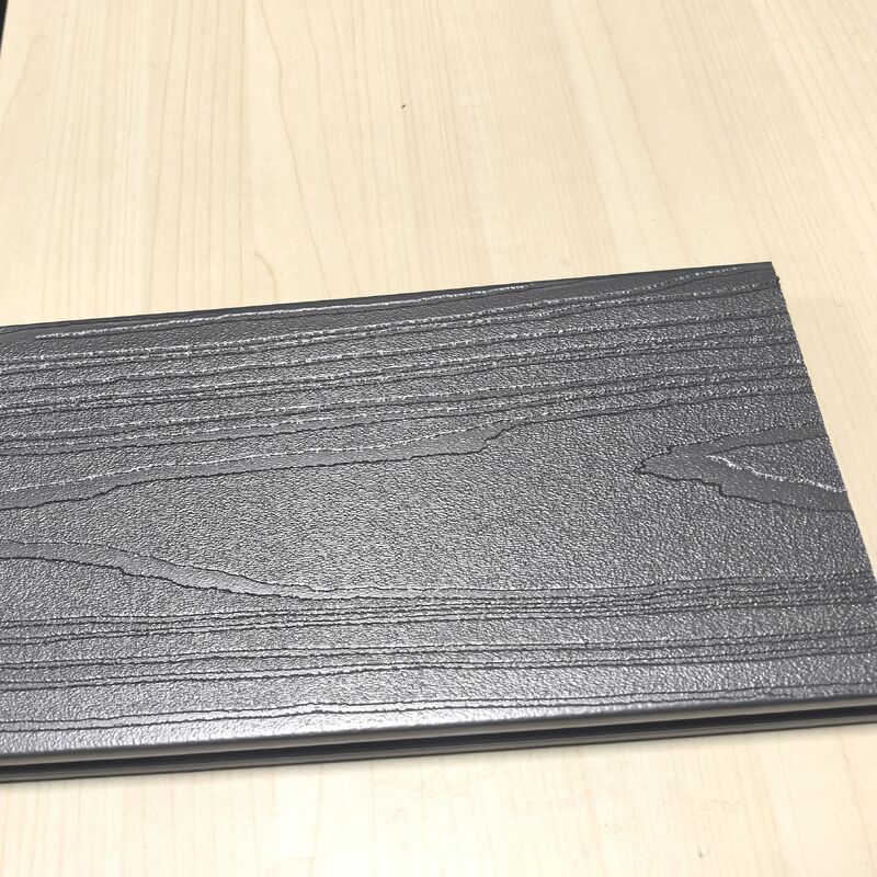 ARCHITEKTONICZNE WPC W WYKOŃCZENIU PŁYNNYM METALEM GRAFITOWE SREBRNE TARASY WPC