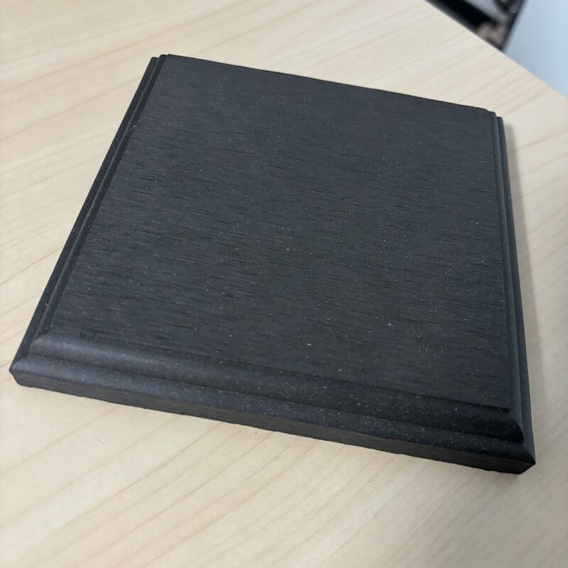 WPC Balkon Wodoodporne pokrycie końcowe podłogi zewnętrznej WPC Kompozytowa deska tarasowa Listwa przypodłogowa Deska tarasowa WPC Zakończenie tarasu