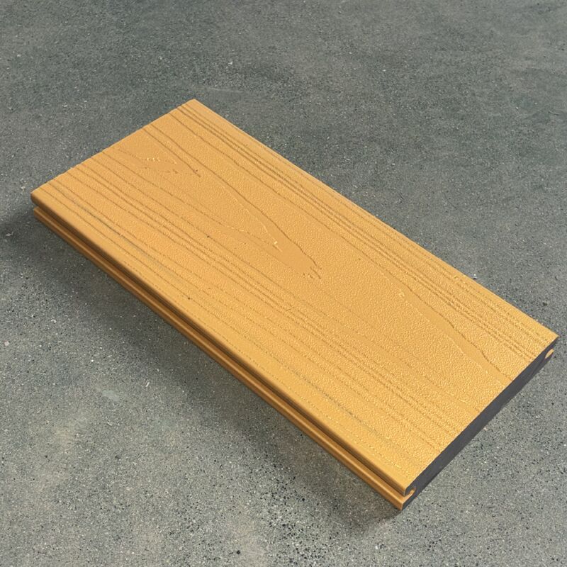 METALICZNE PANELE WPC Z LUKSUSOWĄ PATYNĄ ZŁOTYM BŁYSZCZĄCYM TARASEM